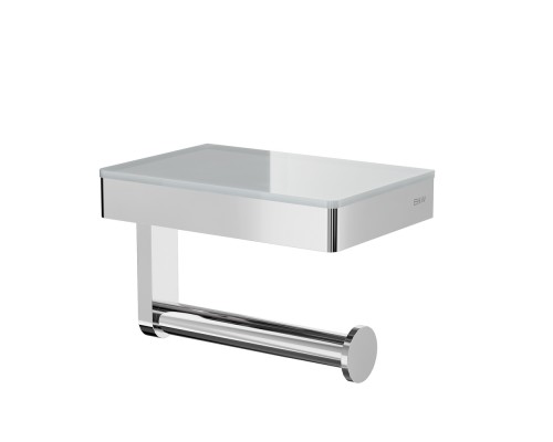 Держатель туалетной бумаги Black&White Gravity, GA-9620C, с полкой, хром