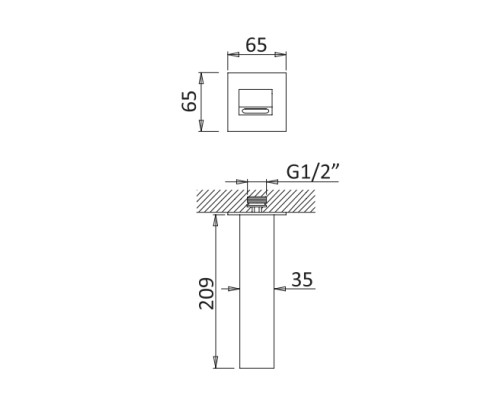 Излив для ванны Cezares PORTA-SC-BIO