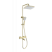 Душевая система с термостатом Wonzon&Woghand, Брашированное золото