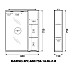 Зеркало со шкафом BelBagno MARINO-SPC-600/750-1A-BL-P-R 60 с подсветкой Bianco Lucido