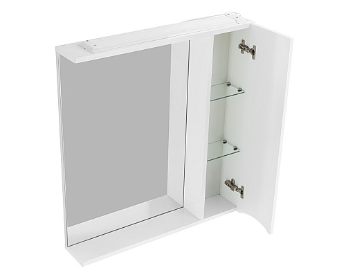 Зеркало со шкафом BelBagno MARINO-SPC-600/750-1A-BL-P-R 60 с подсветкой Bianco Lucido Зеркало со шкафом BelBagno MARINO-SPC-600/750-1A-BL-P-R 60 с подсветкой Bianco Lucido