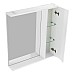 Зеркало со шкафом BelBagno MARINO-SPC-600/750-1A-BL-P-R 60 с подсветкой Bianco Lucido
