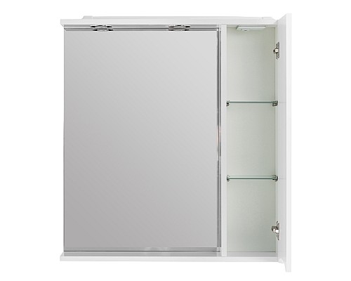 Зеркало со шкафом BelBagno MARINO-SPC-600/750-1A-BL-P-R 60 с подсветкой Bianco Lucido Зеркало со шкафом BelBagno MARINO-SPC-600/750-1A-BL-P-R 60 с подсветкой Bianco Lucido