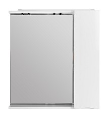 Зеркало со шкафом BelBagno MARINO-SPC-600/750-1A-BL-P-R 60 с подсветкой Bianco Lucido