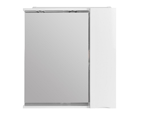 Зеркало со шкафом BelBagno MARINO-SPC-600/750-1A-BL-P-R 60 с подсветкой Bianco Lucido Зеркало со шкафом BelBagno MARINO-SPC-600/750-1A-BL-P-R 60 с подсветкой Bianco Lucido