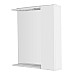 Зеркало со шкафом BelBagno MARINO-SPC-600/750-1A-BL-P-R 60 с подсветкой Bianco Lucido