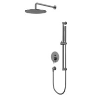 Система для душа скрытого монтажа WHITECROSS Y YSET05GM оружейная сталь