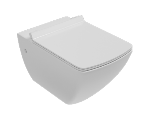 Унитаз подвесной безободковый ISVEA Purita 10PL02008SV белый 10PL02008SV