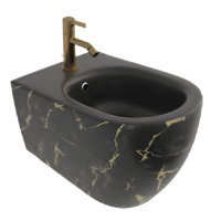 Биде ISVEA Infinity подвесной 365x530x400 MARMO белый матовый 10NF41001-2N-MRM