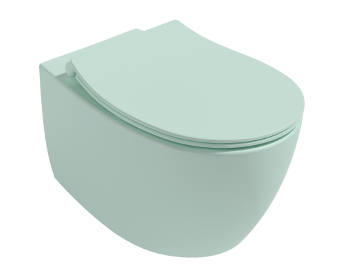Унитаз ISVEA Sentimenti Neo подвесной 363x510x400 мятно-зеленый матовый 10AR02010SV-2T