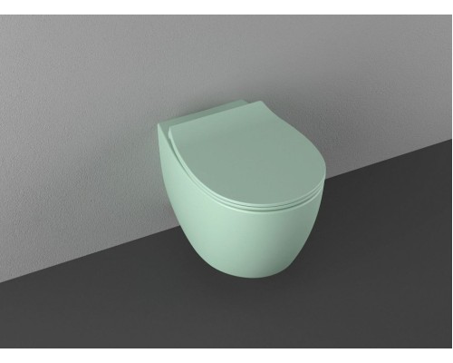 Унитаз ISVEA Sentimenti Neo подвесной 363x510x400 мятно-зеленый матовый 10AR02010SV-2T