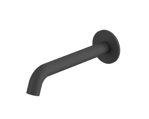 Излив настенный 220 мм Whitecross Y1202BL черный мат