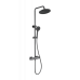 Душевая система с термостатом Wonzon&Woghand, Темный графит