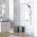Душевая дверь напольная Taliente 110x195см, прозр.стекло 6мм, хром