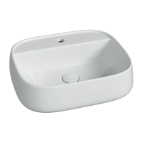 Раковина подвесная Ceramicanova Источник (Fonte) с отверстием под смеситель 500x420x145 белый