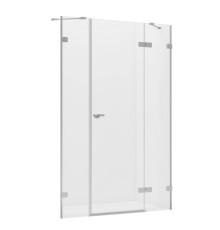 Дверь в нишу NEW TRENDY EVENTA PLUS R 150x200 хром