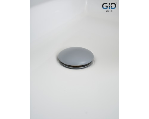 Серый матовый керамический донный клапан Gid Gmh100 74401k