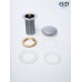 Серый матовый керамический донный клапан Gid Gmh100 74401k