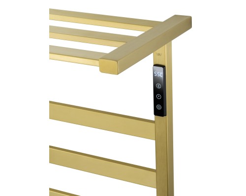 Полотенцесушитель электрический Wonzon&Woghand FRANKFURT, Брашированное золото WW-1029-BG