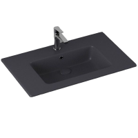 Раковина ISVEA SistemaT накладная 810x465x140 антрацит матовый 10SL51081SV-2C