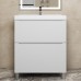 Тумба под раковину 70 см, Uperwood Tanos, напольная, белая, 2 ящика
