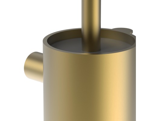 Настенный ерш для унитаза Raiber premium RPG-80010 Graceful, матовое золото