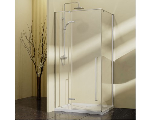 Душевой уголок Vincea Slim-N VSR-5SN9090CL, 90x90, хром, стекло прозрачное