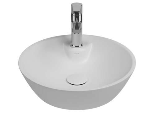 Раковина ISVEA SistemaY Soft накладная 450x450x120 белый 10SY65045SV