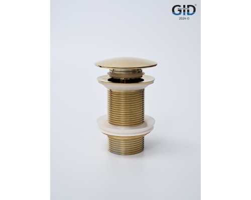 Золотой керамический донный клапан Gid G100 73301k