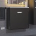 Тумба под раковину подвесная Uperwood Modul 60х21х60 см, черная матовая