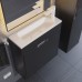 Тумба под раковину подвесная Uperwood Modul 60х21х60 см, черная матовая