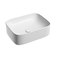 Чаша накладная прямоугольная Ceramica Nova Element 50x38 Белый