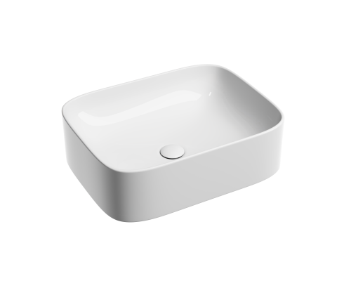 Чаша накладная прямоугольная Ceramica Nova Element 50x38 Белый