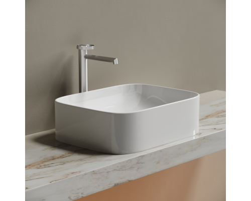 Чаша накладная прямоугольная Ceramica Nova Element 50x38 Белый