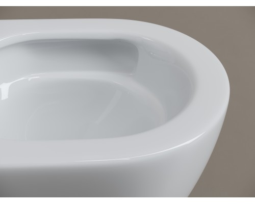 Унитаз подвесной Ceramicanova Мия (Mia) Торнадо 52 см сиденье микролифт крепления белый арт