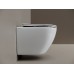 Унитаз подвесной Ceramicanova Мия (Mia) Торнадо 52 см сиденье микролифт крепления белый арт