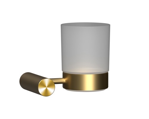 Настенный держатель для зубных щеток Raiber premium RPG-80007 Graceful, матовое золото