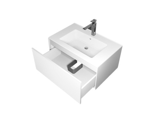 Тумба с раковиной подвесная Uperwood Parma Premium 77х47,5х36,5 см, белая