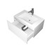 Тумба с раковиной подвесная Uperwood Parma Premium 77х47,5х36,5 см, белая
