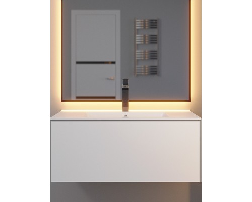 Тумба под раковину 75 см, Uperwood Parma Premium, белая