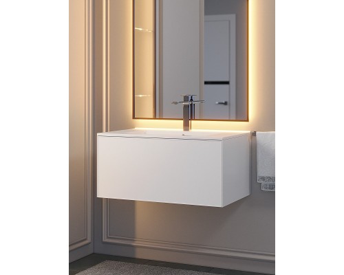 Тумба под раковину 75 см, Uperwood Parma Premium, белая