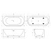 Акриловая ванна BelBagno 170x80 BB412-1700-800 без гидромассажа