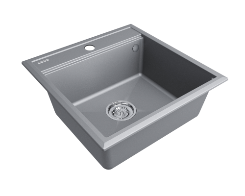 Мойка кварцевая Paulmark STEPIA-500 PM115051-GRM серый металлик 50х51