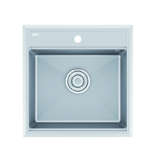 Мойка кварцевая Paulmark STEPIA-500 PM115051-GRM серый металлик 50х51