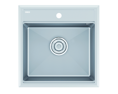 Мойка кварцевая Paulmark STEPIA-500 PM115051-GRM серый металлик 50х51