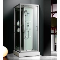 Душевая кабина Frank F501 с баней пристенная 90x85 см