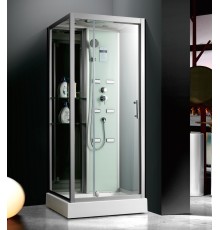 Душевая кабина Frank F501 с баней пристенная 90x85 см