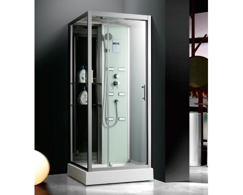 Душевая кабина Frank F501 с баней пристенная 90x85 см