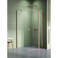 Душевое ограждение NEW TRENDY NEW SOLEO COPPER BRUSHED 110x70x195 медь