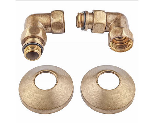 Полотенцесушитель латунный Secado Агата 4 50х120, водяной, бронза